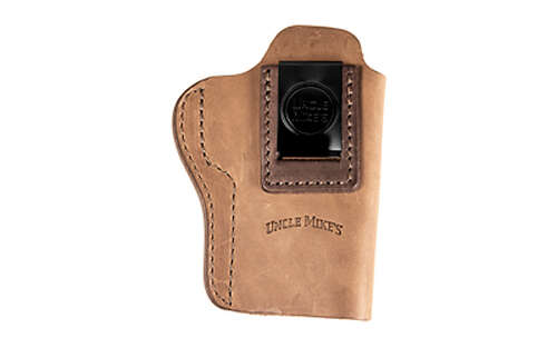 Holsters Uncle Mikes Leather Inside Waistband Holst U/M LEATHER IWB HLSTR SZ 5 AMBI BRN • Model: Leather Inside Waistband Holst